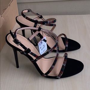 Zara Shinny Colorful Rainbow Heel